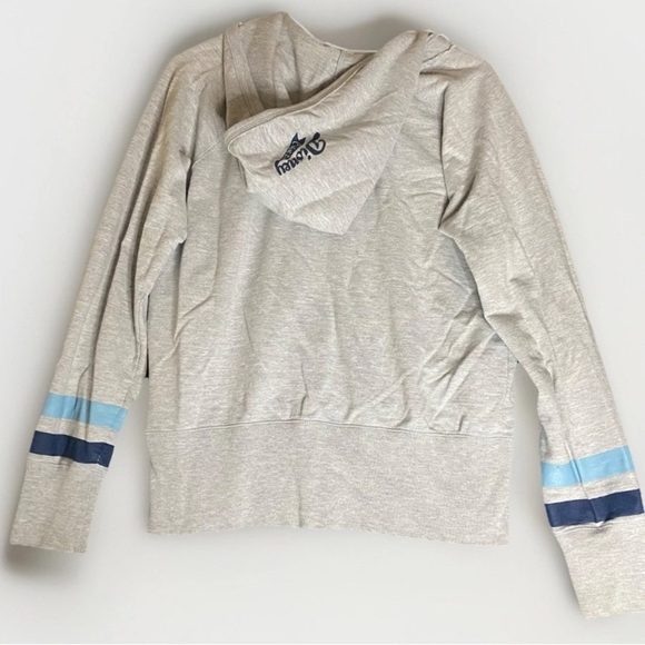 Disney Cruise Line Hoodie Men's L Gray Donald Duck Sweatshirt Pullover Nautical - Picture 2 of 8